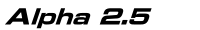 Alpha 2.5