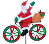 Bicycling Santa