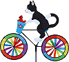 Bicycling Tuxedo Cat