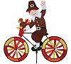 Pilgrim on a bicycle