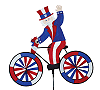 Uncle Sam on a bicycle